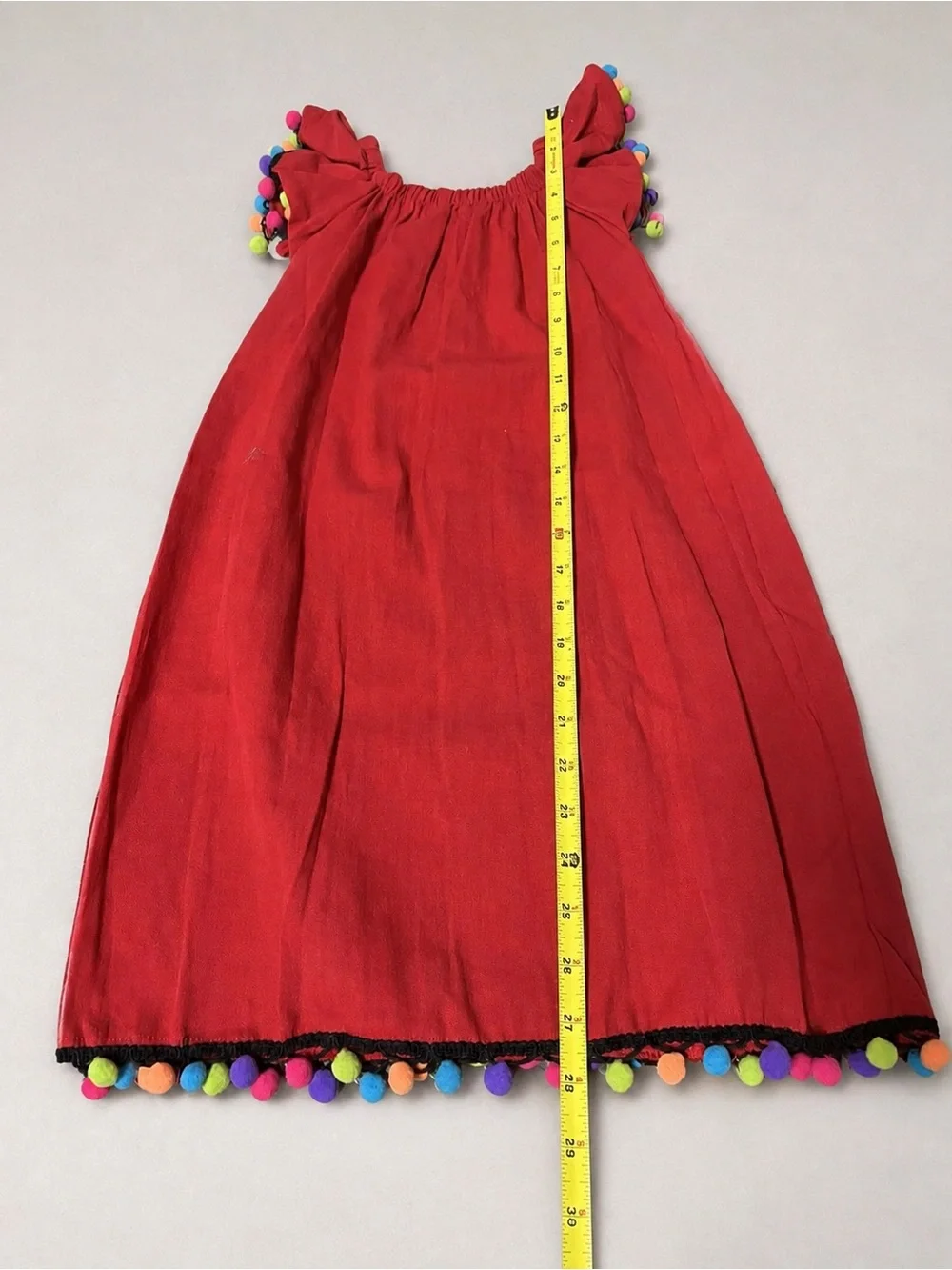 Handmade vibrant red